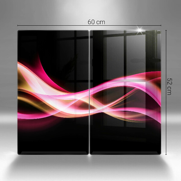 Tagliere in vetro temperato Fumo al neon astratto