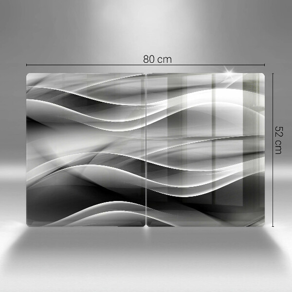 Tagliere in vetro temperato Linee delicate di astrazione