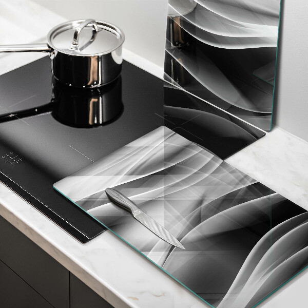 Tagliere in vetro temperato Linee delicate di astrazione