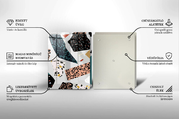 Tagliere in vetro temperato Gres