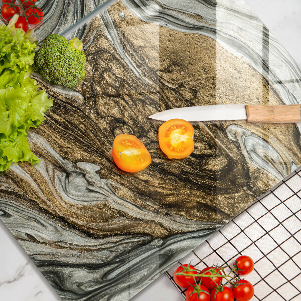 Tagliere in vetro temperato Ricca astrazione