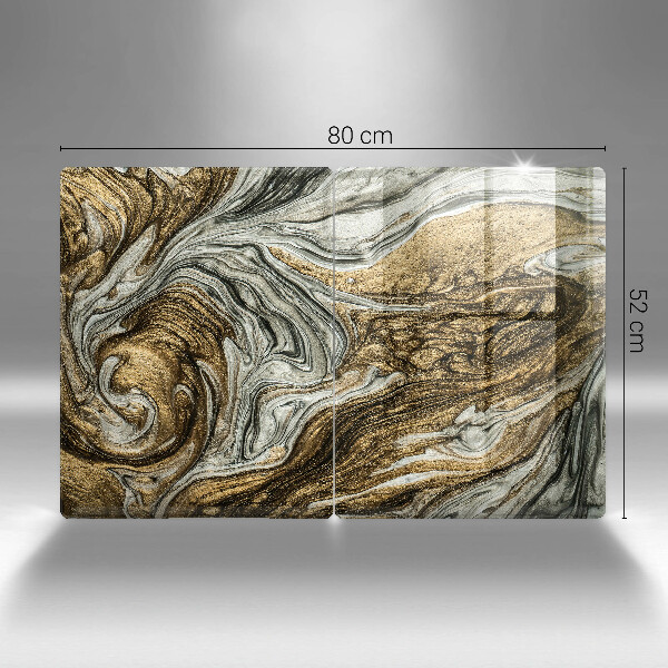 Tagliere in vetro temperato Ricca astrazione