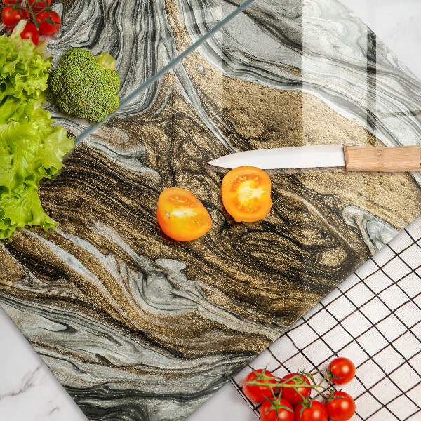 Tagliere in vetro temperato Ricca astrazione