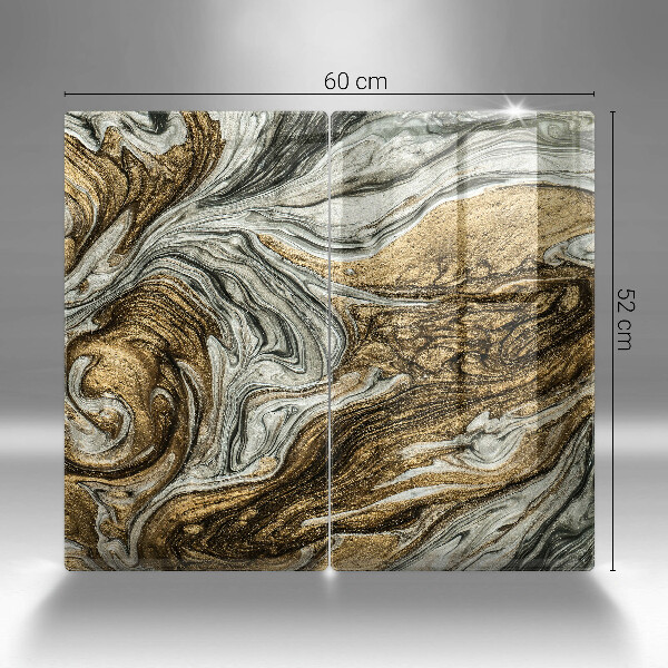 Tagliere in vetro temperato Ricca astrazione