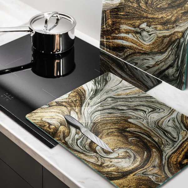 Tagliere in vetro temperato Ricca astrazione