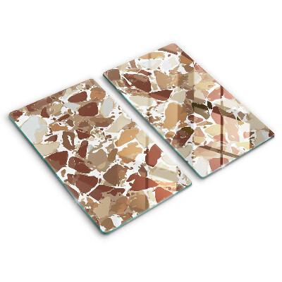 Tagliere in vetro temperato Macchie decorative per pietra