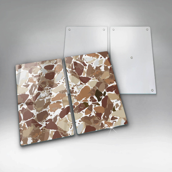 Tagliere in vetro temperato Macchie decorative per pietra