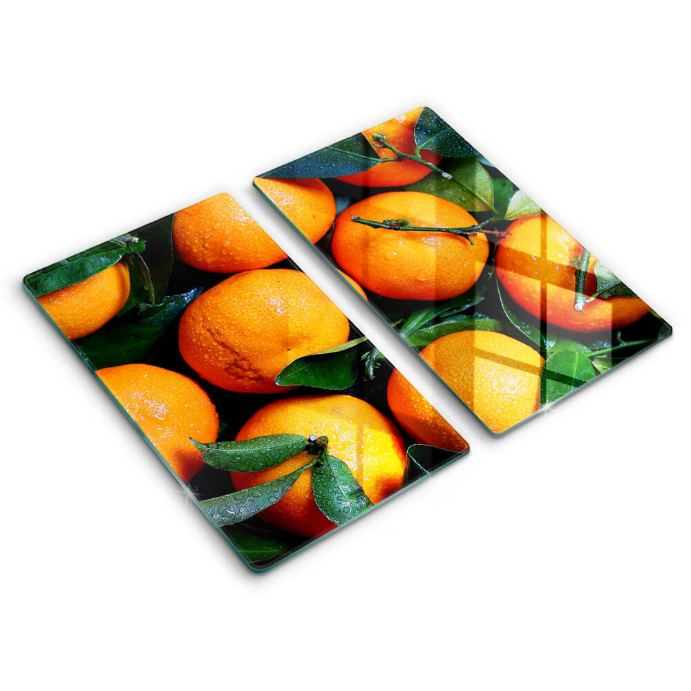 Tagliere in vetro temperato arancia
