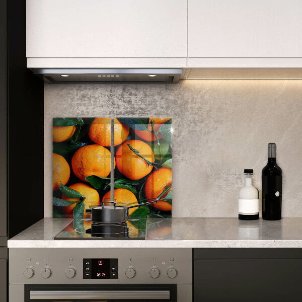 Tagliere in vetro temperato arancia