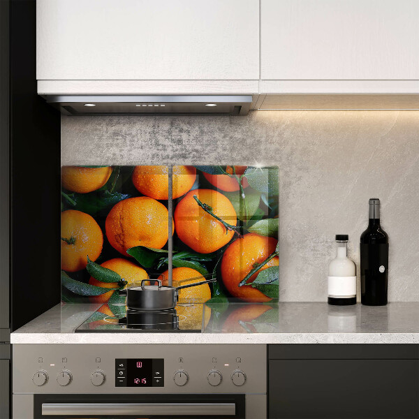 Tagliere in vetro temperato arancia