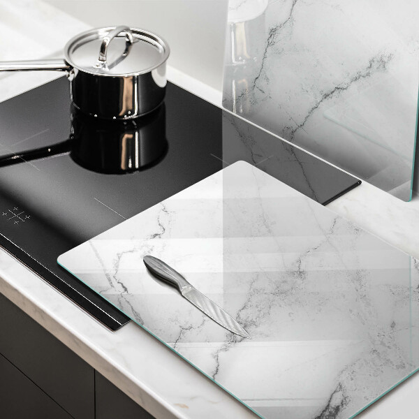 Tagliere in vetro temperato Elegante struttura in marmo