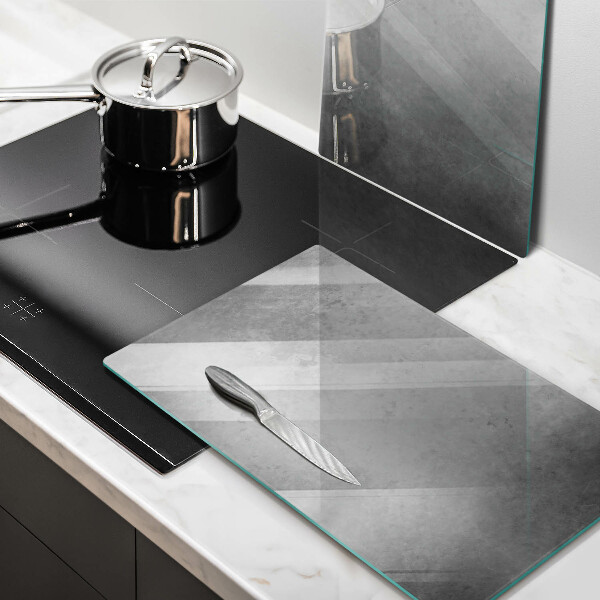 Tagliere in vetro temperato Fondo di struttura concreta