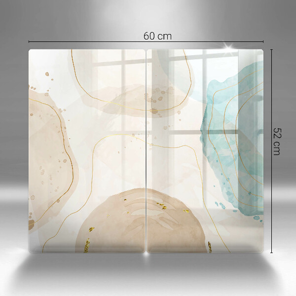 Tagliere in vetro temperato Forme boho luminose