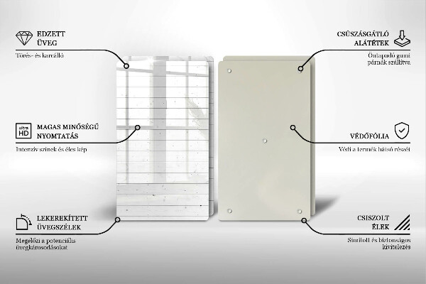 Tagliere in vetro temperato Tavole luminose moderne
