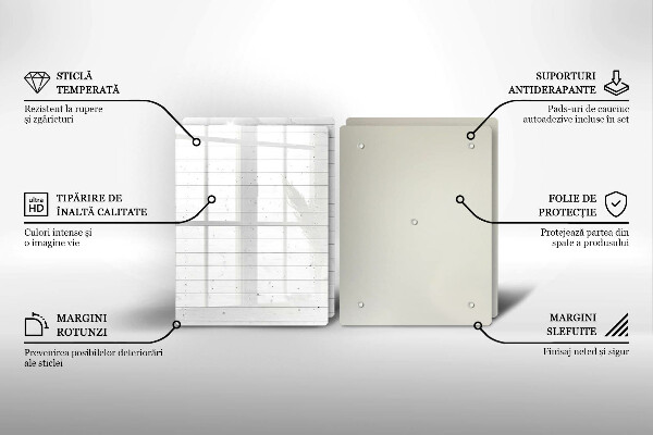 Tagliere in vetro temperato Tavole luminose moderne
