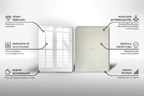 Tagliere in vetro temperato Tavole luminose moderne