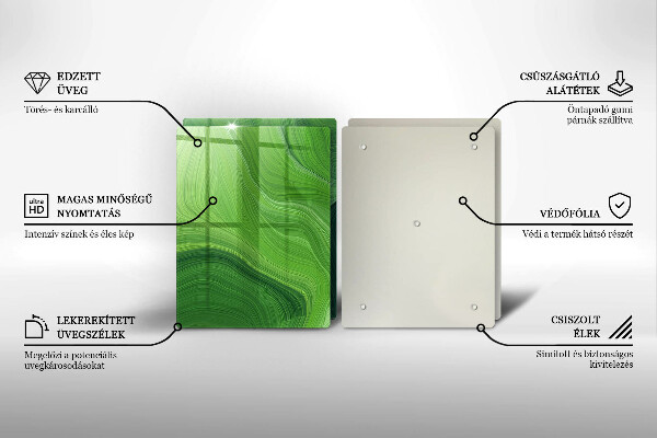 Tagliere in vetro temperato Trama astratta