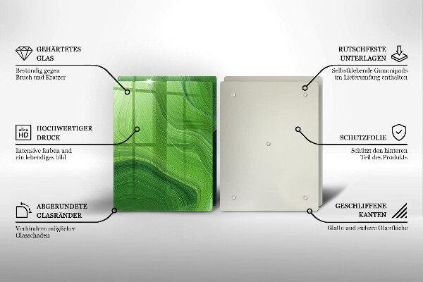 Tagliere in vetro temperato Trama astratta