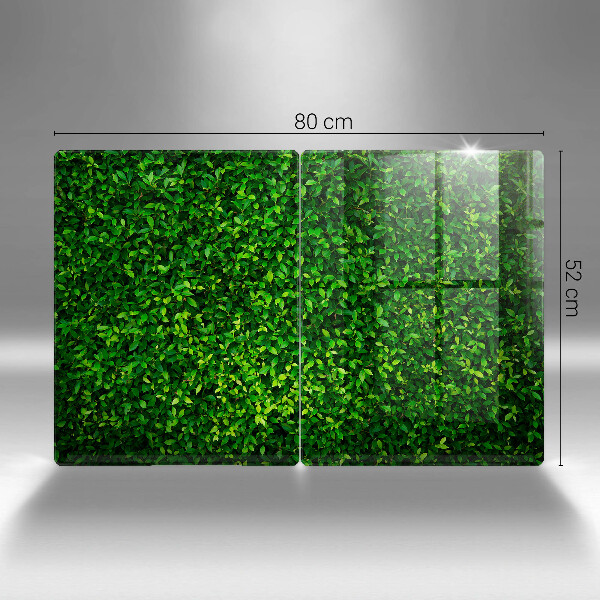 Tagliere in vetro temperato Pianta con foglie piccole