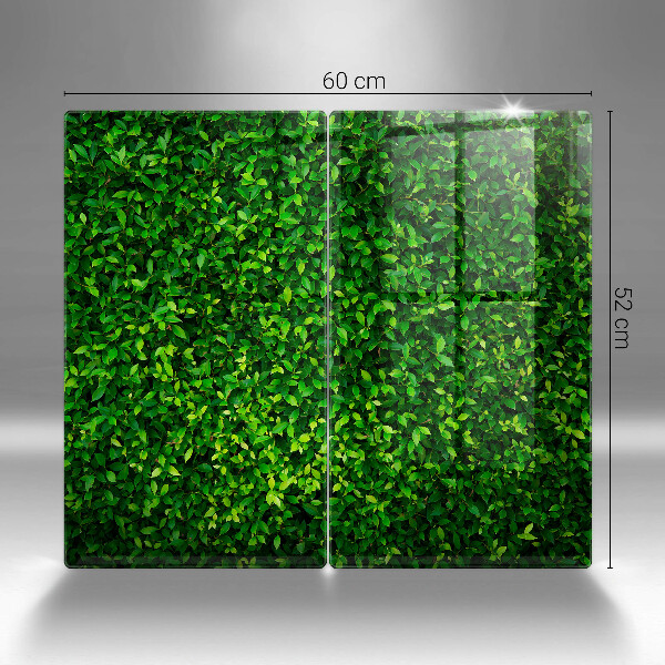 Tagliere in vetro temperato Pianta con foglie piccole