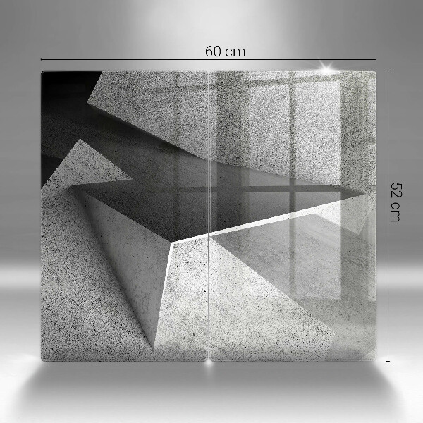 Tagliere in vetro temperato Astrazione concreta