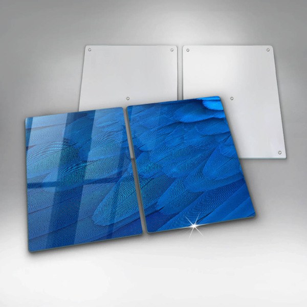 Tagliere in vetro temperato Piume di uccelli