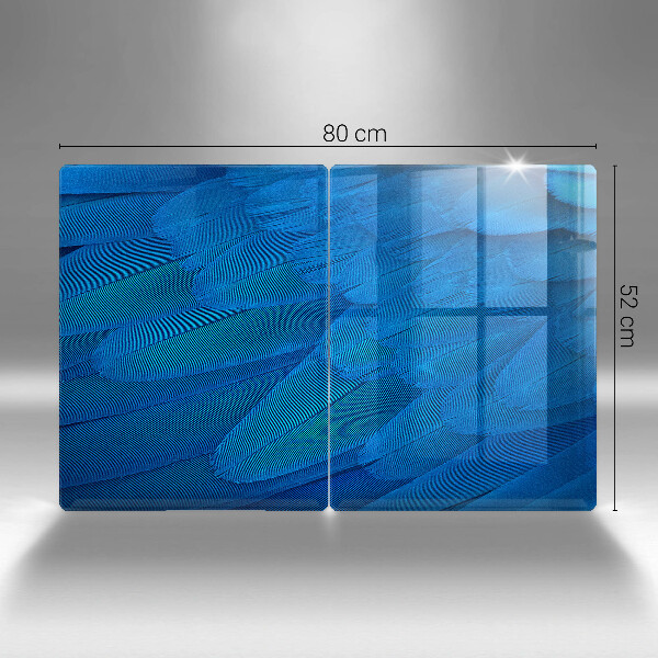 Tagliere in vetro temperato Piume di uccelli
