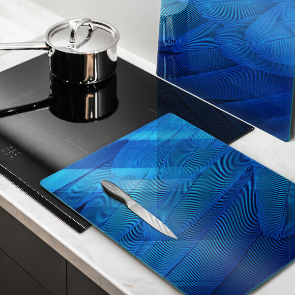 Tagliere in vetro temperato Piume di uccelli