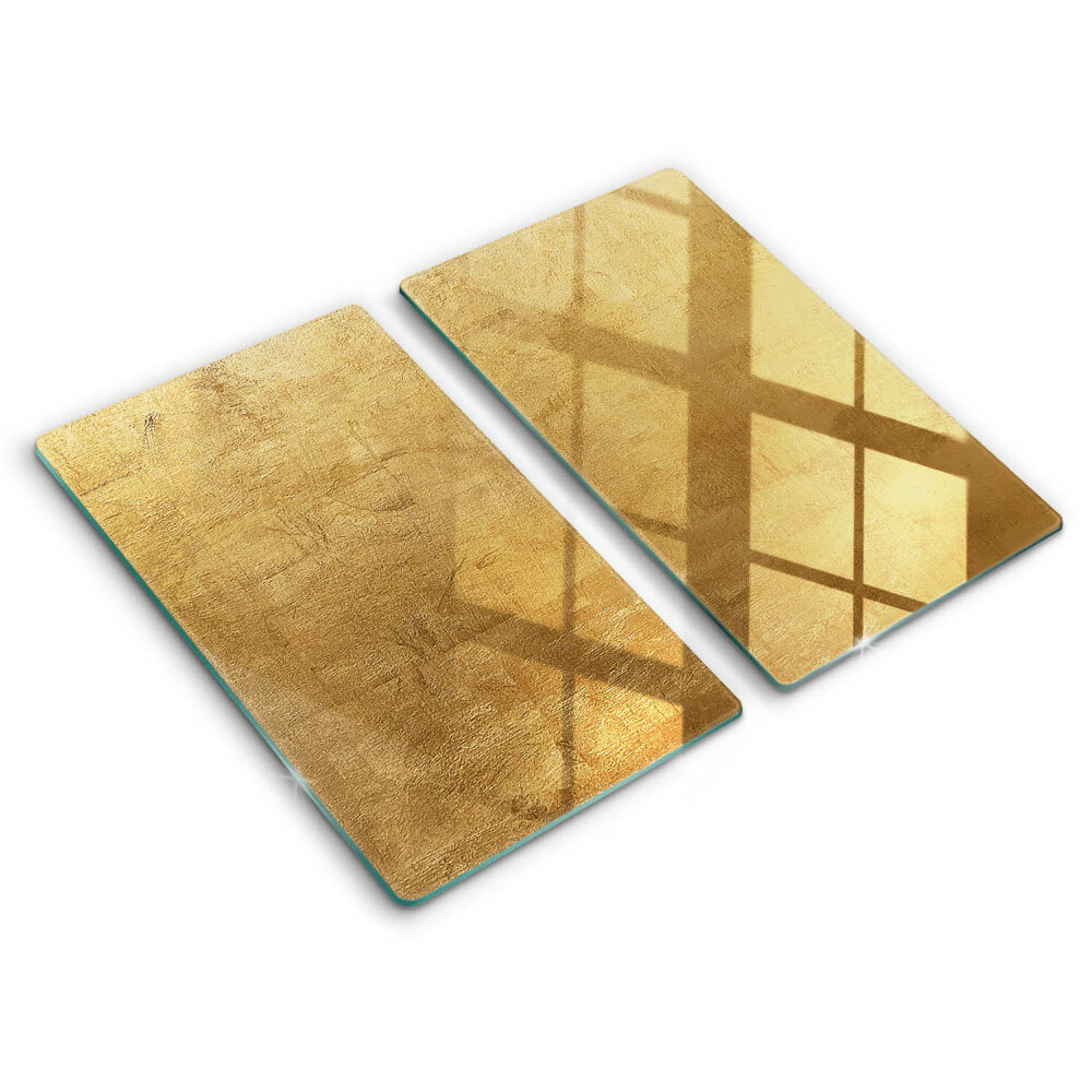 Tagliere in vetro temperato Sfondo texture oro