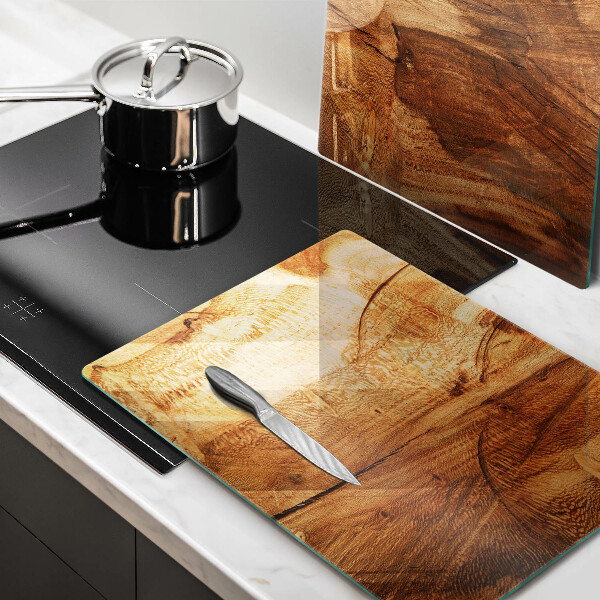 Tagliere in vetro temperato Struttura della tavola di legno