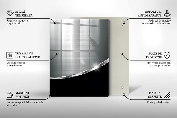 Tagliere in vetro Colore blu