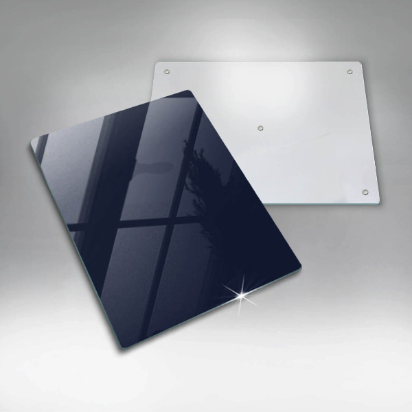 Tagliere in vetro blu navy