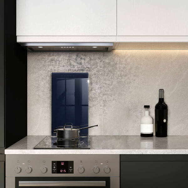 Tagliere in vetro blu navy