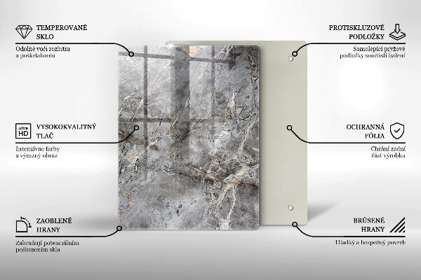 Tagliere in vetro Colore blu