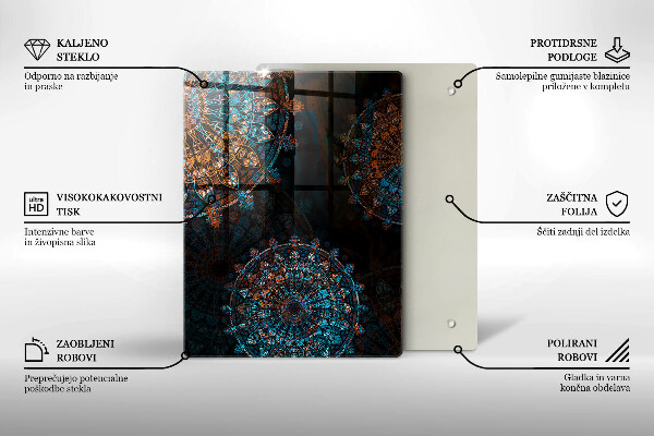 Tagliere in vetro Colore nero