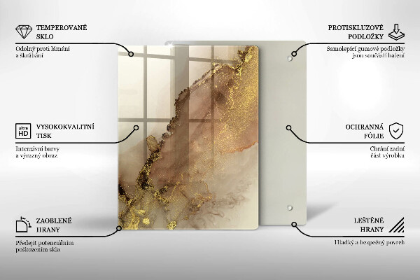 Tagliere in vetro Colore viola