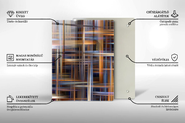 Tagliere in vetro Giallo