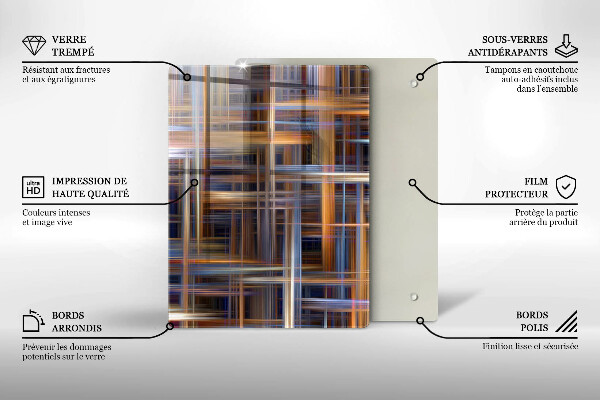 Tagliere in vetro Giallo