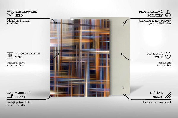 Tagliere in vetro Giallo