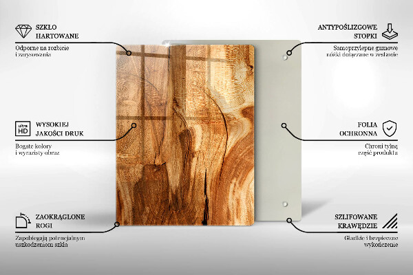 Tagliere in vetro Peperoncini rossi