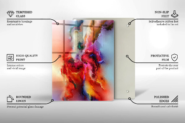 Tagliere in vetro Caffè e fagioli