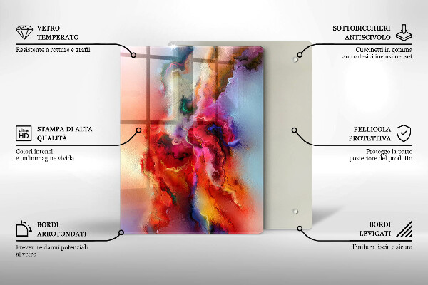 Tagliere in vetro Caffè e fagioli