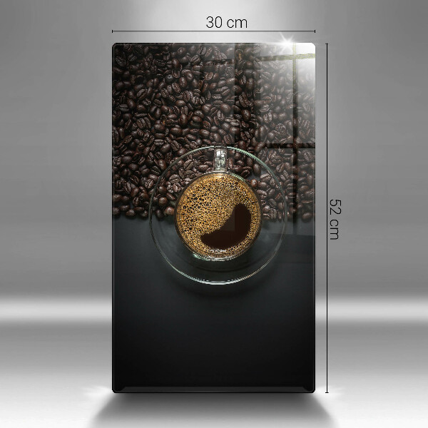 Tagliere in vetro Caffè e fagioli