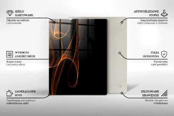 Tagliere in vetro Verdure verdi