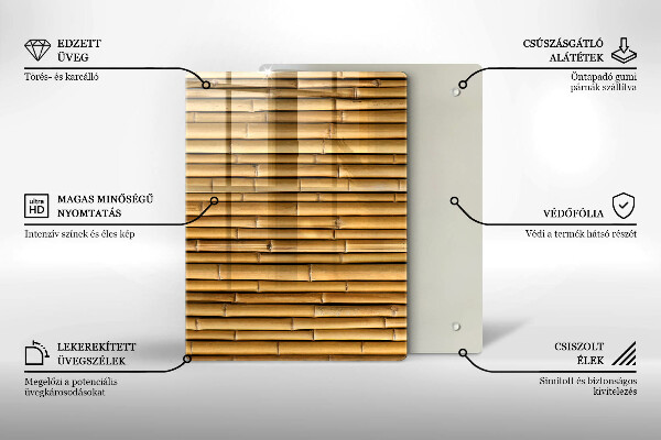 Tagliere in vetro Forme metalliche