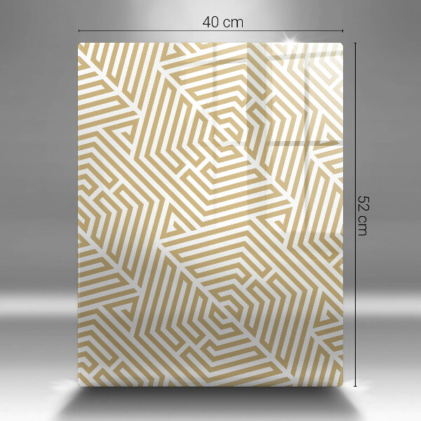 Tagliere in vetro Linee geometriche