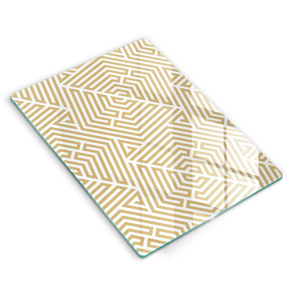 Tagliere in vetro Linee geometriche