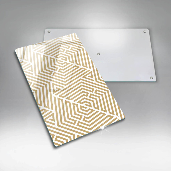 Tagliere in vetro Linee geometriche