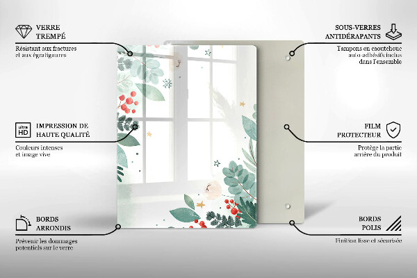 Tagliere in vetro Forme astratte