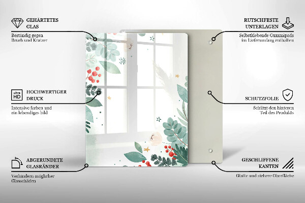 Tagliere in vetro Forme astratte